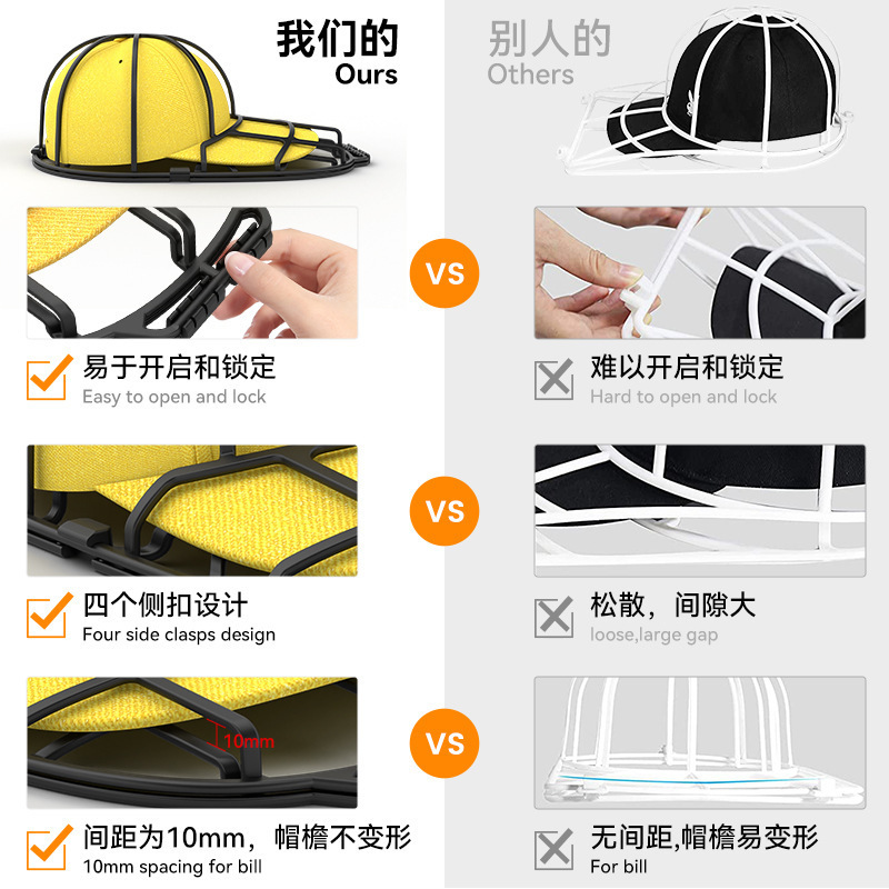 帽子清洗神器护帽器棒球帽防变形保护架家居收纳定型不变形洗帽器|undefined