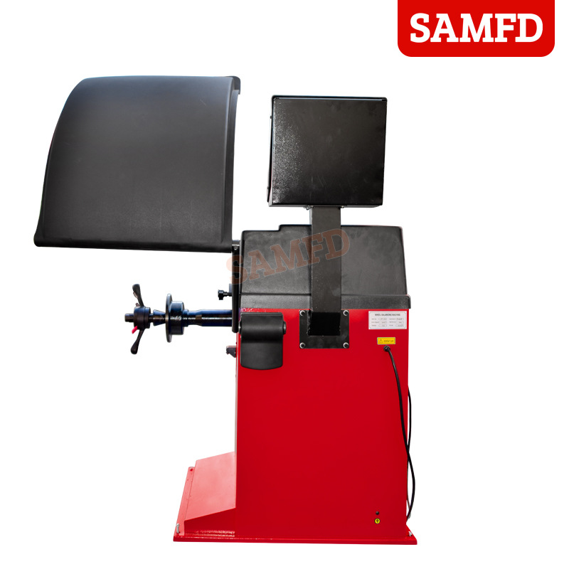 SAMFD equilibrador de neumáticos automático máquina de equilibrio equipo de protección de ruedas cubierta protectora mantenimiento de automóviles de alta precisión