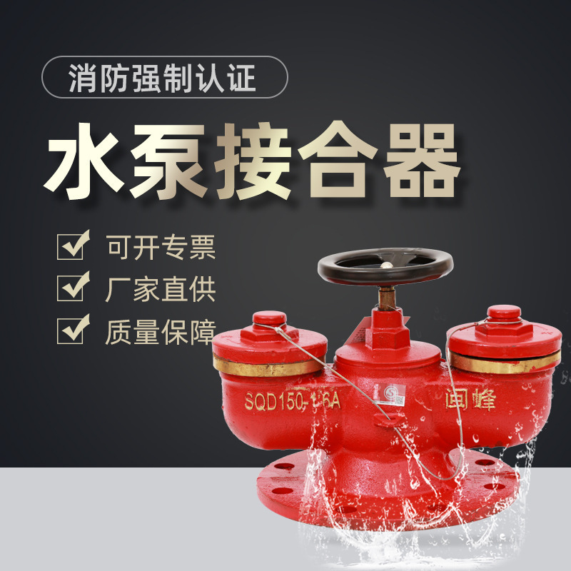 厂家SQD100-1.6多功能水泵接合器新型水泵结合器150消防水泵结合