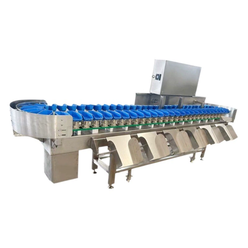 Интеллектуальная машина для сортировки фруктов, полностью автоматическая машина для взвешивания и сортировки, весы для сортировки фруктов, женьшеня, куриных лапок, маринованных яичных желтков, весовой сортировщик