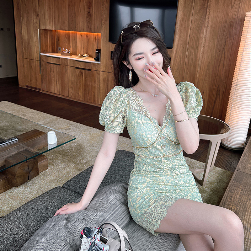 C2110 1250K VÁY ĐẦM LIỀN THÂN NỮ CHOTDNG DÁNG ÔM BODY GỢI CẢM SEXY MÙA HÈ THỜI TRANG NỮ REN G04 SẢN PHẨM MỚI