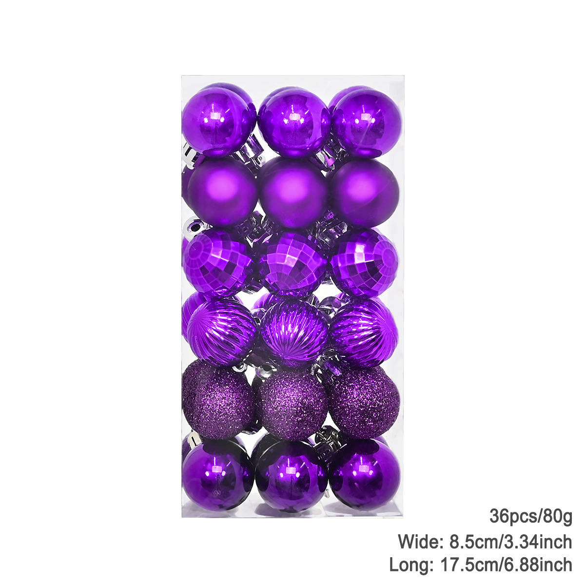 Transfronteriza decoraciones de Navidad Bola de galvanoplastia árbol de Navidad colgante bola decorativa bola colgante 3cm-36pvs BOLA DE Navidad