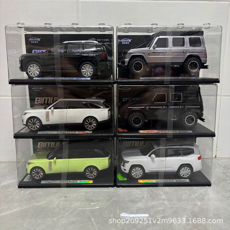 1:24 Babor Adventure Edition Simulation Off-Road Vehicle Sound and Light Car Model Toy Decoration Children's Sound and Light Toy Car Decoration