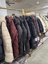 品牌折扣尾单秋冬新款羽绒服长款宽松休闲显瘦气质百搭长款外套