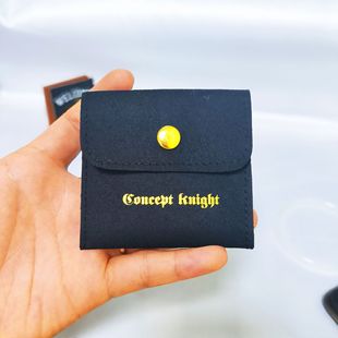 High-End Suede Envelope Bag Card Holder Square Style Simple Style Coin Purse Envelope Bag Custom Printed Logo