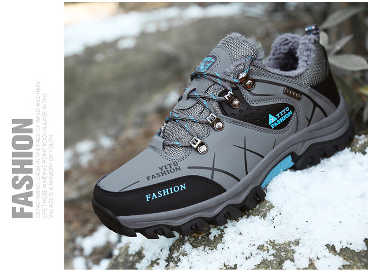 Waren mit Fellisolierung, Outdoor-Wanderschuhe, übergroße Sport- und Freizeitschuhe für Herren_voghion.com