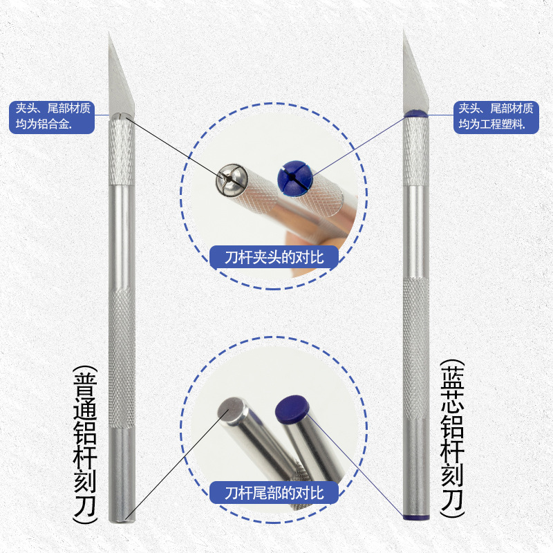 彫刻刀セットアルミ合金彫刻刀手帳彫刻刀筆刀模型製作工具携帯電話フィルム美工刀|undefined