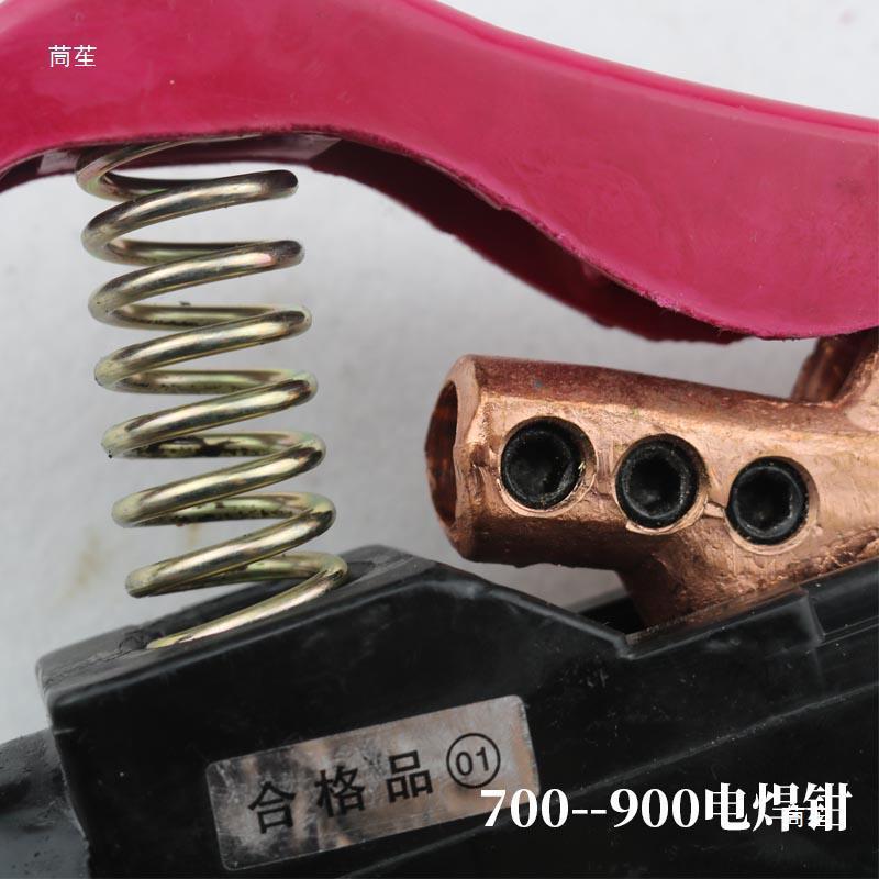 关帝800a电焊钳不烫手焊把钳电焊夹300a迷你焊钳小型反向接线气动