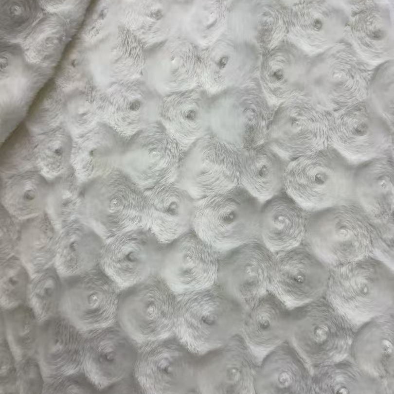 Pello de conejo estampado cepillo nuevo producto de vello de conejo estampado cuadrado tela de juguete de moda