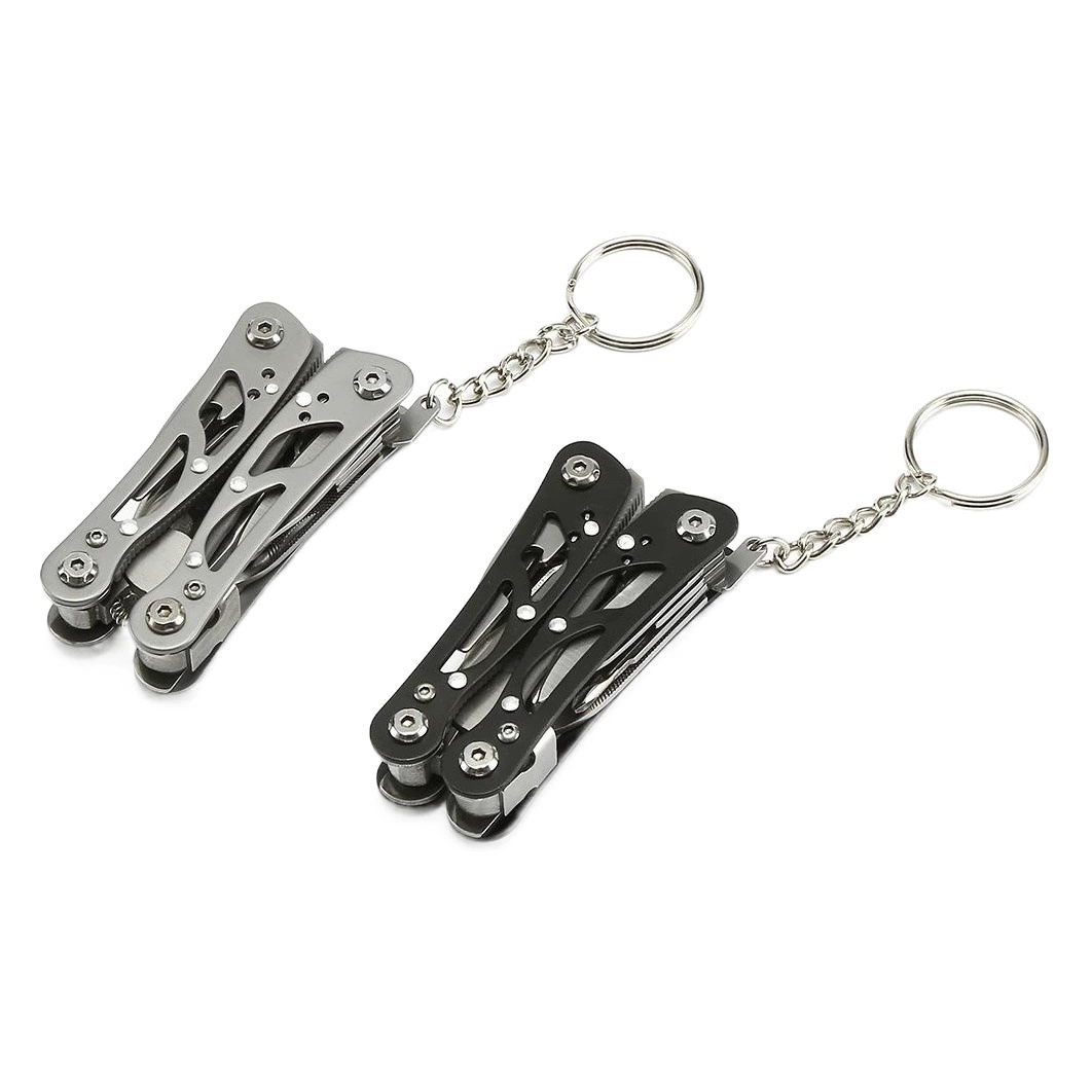 Многофункциональные складные плоскогубцы из нержавеющей стали для наружного применения, портативные мини-плоскогубцы для ремонта дома, многофункциональный инструмент