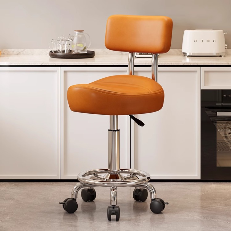 Silla de peluquería cómoda y sedentaria personalizada para cocinar, se puede levantar y bajar, caja registradora, taburete, silla de montar para cocinar en la cocina image 15