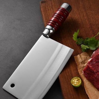 Rivers and lakes Yangjiang Size kitchen Stainless steel Wooden handle kitchen knife household section Chopping knife suit wholesale
