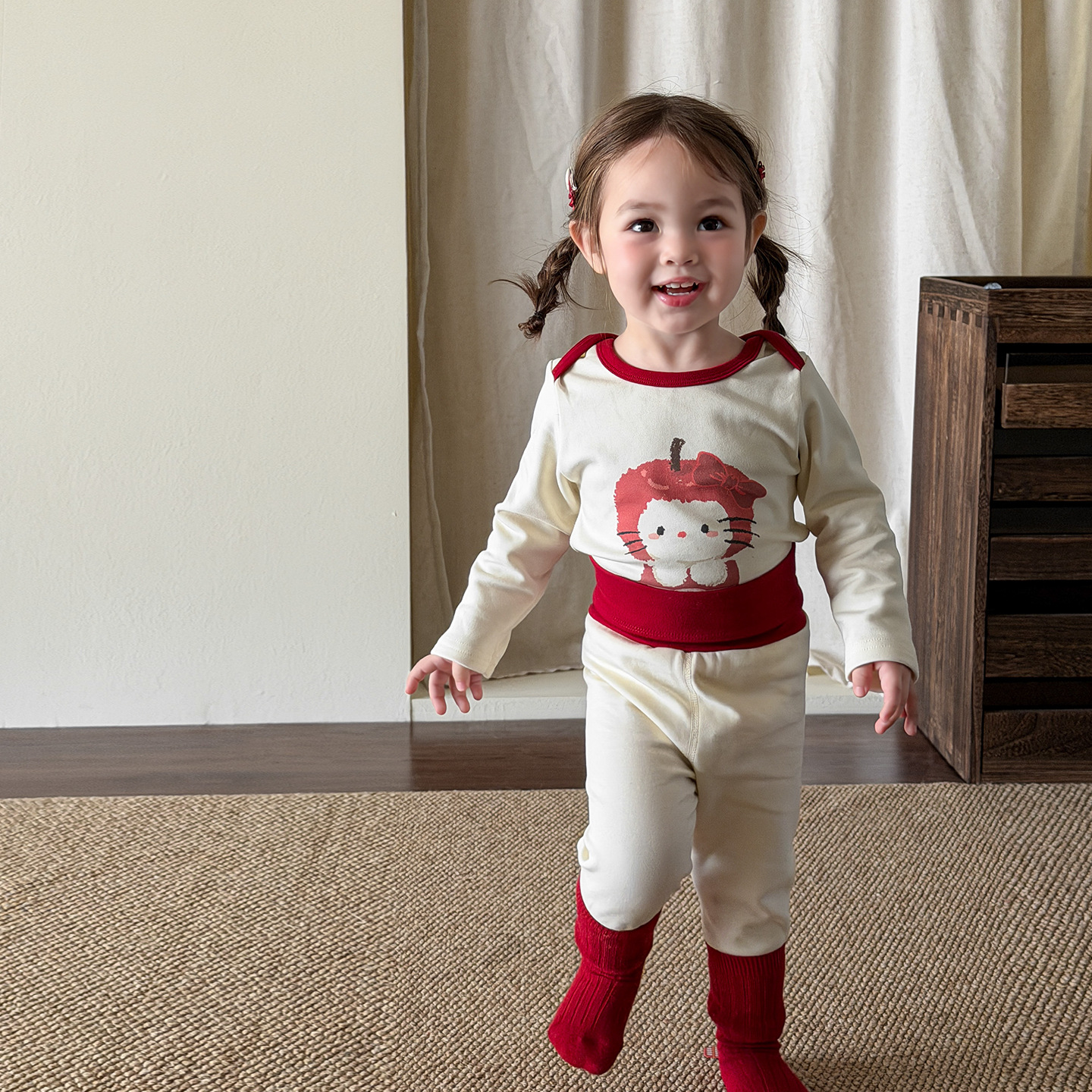 Ropa para el hogar de Apple (costura sin hueso de algodón puro de clase a)