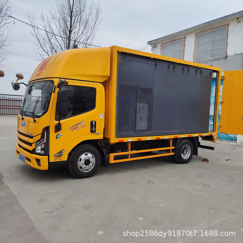 方箱一体式电厂粉煤灰吸灰车 铁路两侧煤渣清灰5.2米自卸车