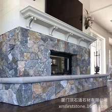 乱形文化石外墙砖别墅背景墙瓷砖文化砖仿古围墙人造乡村室外花台