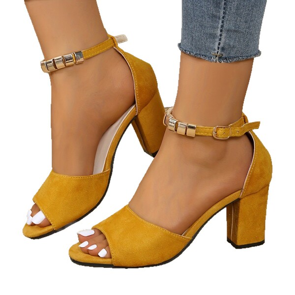 Fashionable summer sandals stiletto heels