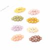 Foreign trade hair clip children BB clamping floral bangs clip small daisy lace clamp candy color clip European and American girl clip