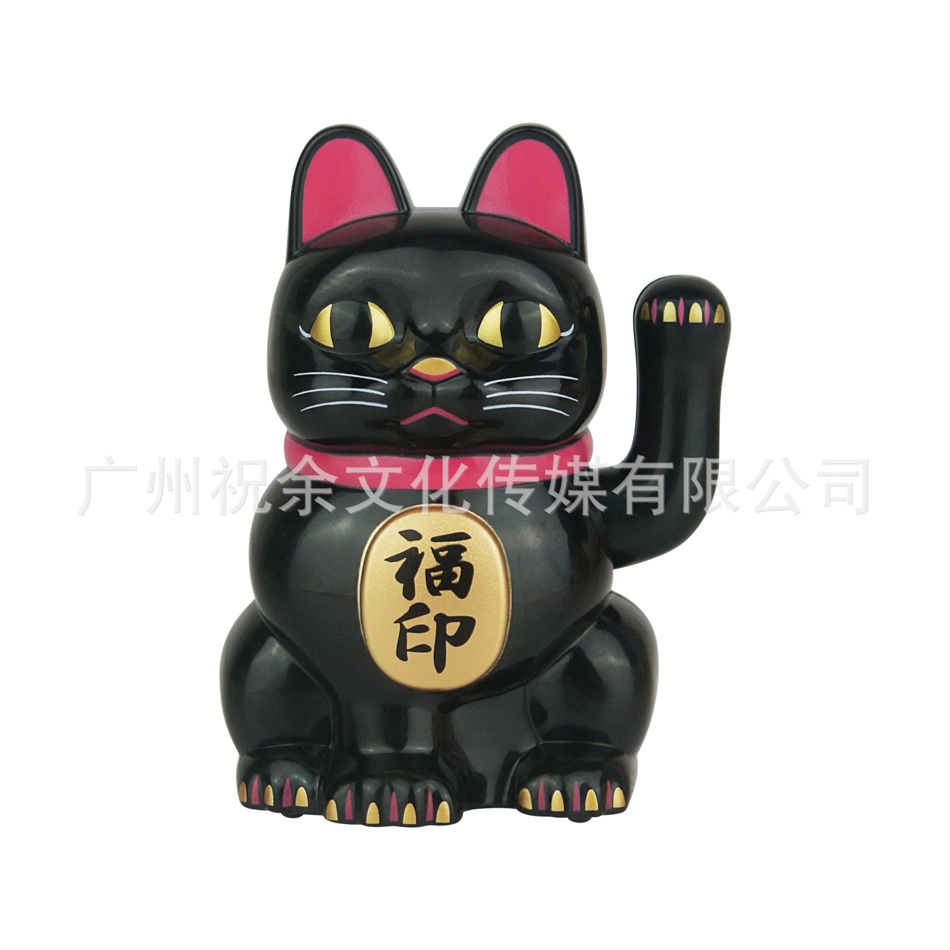 2 pulgadas solar automática seña mini gato de la suerte oficina escritorio decoración del coche decoración artesanía de plástico