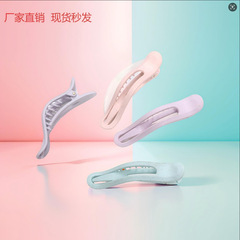 工厂直销现货秒发小麦秸秆发夹多色网红后脑勺高级质感鸭嘴发夹女