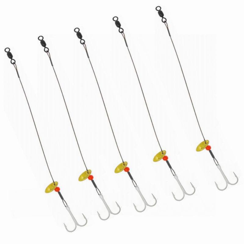 49-Strand Plastic-Coated Steel Wire with Sequins, Three-Hook Ice Fishing Lead Line Machine