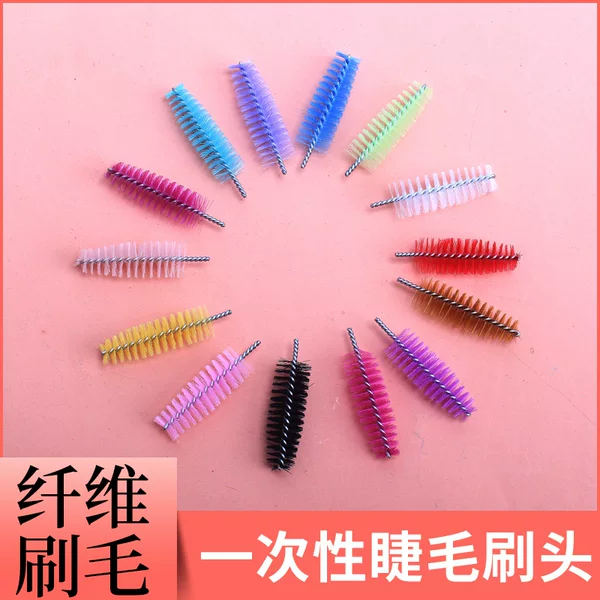 Tower-shaped eyelash brush head eyebrow brush head eyelash curler eyebrow brush head eyelash comb disposable eyelash brush makeup brush makeup
