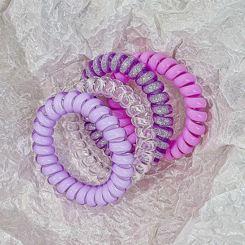 Línea telefónica bucle de cabello red 2025 nuevo cabello atado correa de cabello sin marcas cuerdas de cabello de alta sensación coreana bucle de cabello tocado