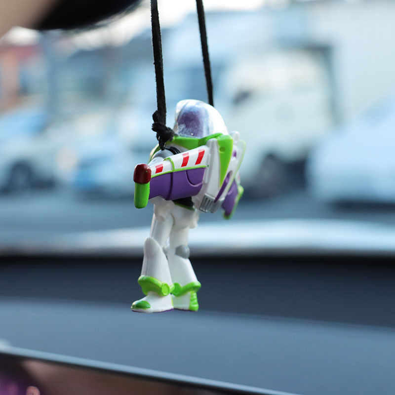 Cross-Border Scarecrow, Totoro, Buzz Lightyear Umbrella, Cute Ghost Car Decoration Supplies, Car Pendant, Decorative Pendant