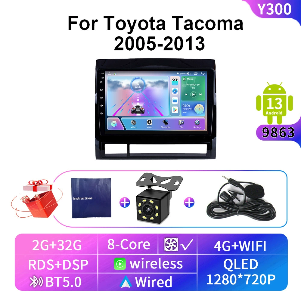 Кросс-б BORDER применимо к 05-13 Toyota Tacoma TACOMA Android мультимедийная навигация GPS с подключением к автомобилю
