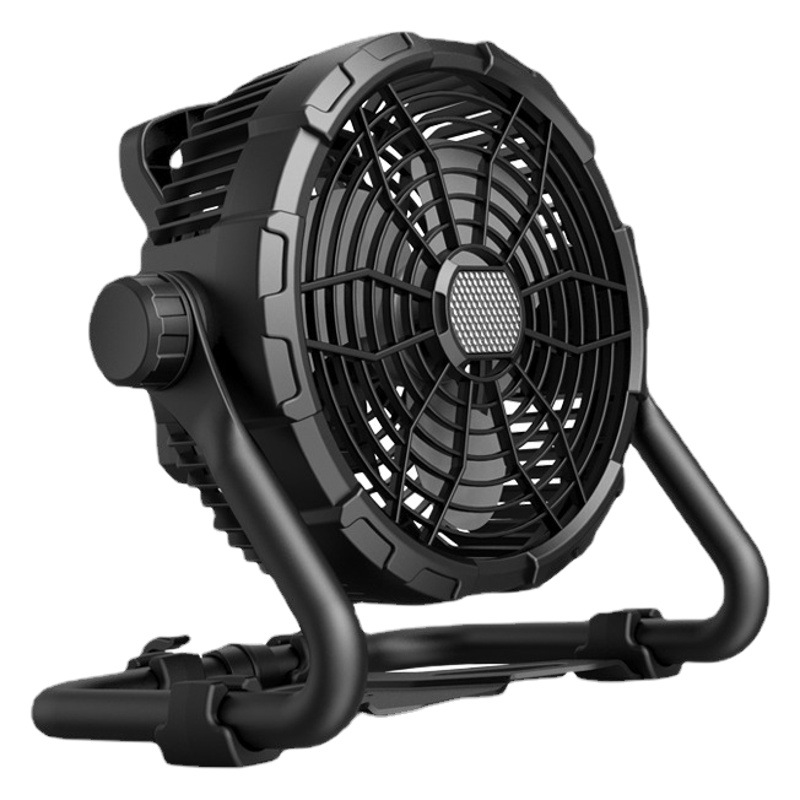Transfronterizo 12V DC ventilador eléctrico móvil portátil de carga inalámbrica ventilador de piso gran viento acampar al aire libre ventilador de escritorio