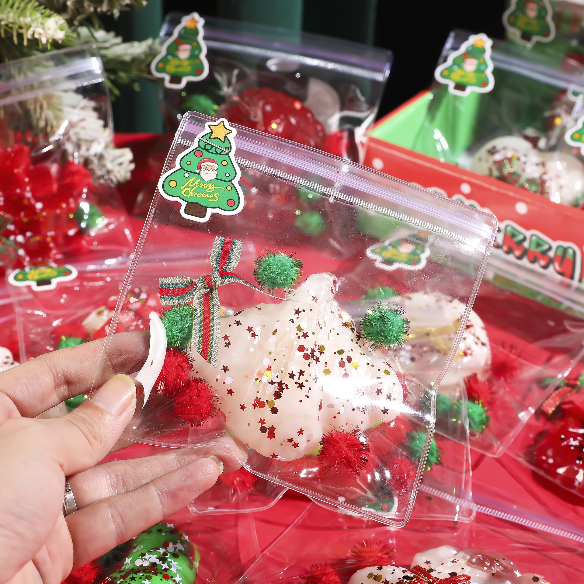 B12 en Navidad pellizco pellizco sensación de atmósfera pellizco pellizco estilo de juguete de descompresión pellizco pellizco bolsas ciegas