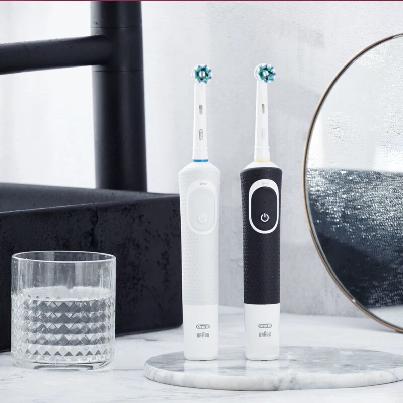 ドイツOralB/欧楽b電動歯ブラシD12軟毛成人カップル誘導充電式回転美白歯ブラシ|undefined