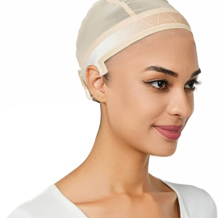 Velvet Elastic Wig Cap Lace Mesh Cap Hair Net Lacewigcap Velvet Mesh Hollow Net