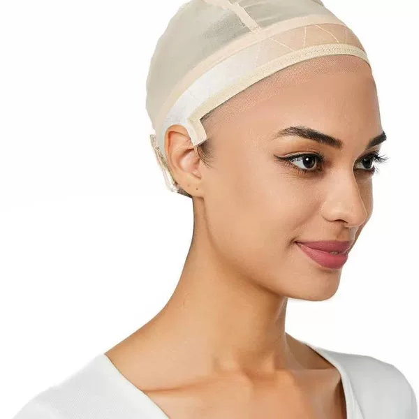 Velvet Elastic Wig Cap Lace Mesh Cap Hair Net Lacewigcap Velvet Mesh Hollow Net
