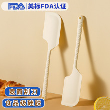 硅胶刮刀烘焙工具生日蛋糕奶油刮板铲子一体式厨房家用耐高温抹刀