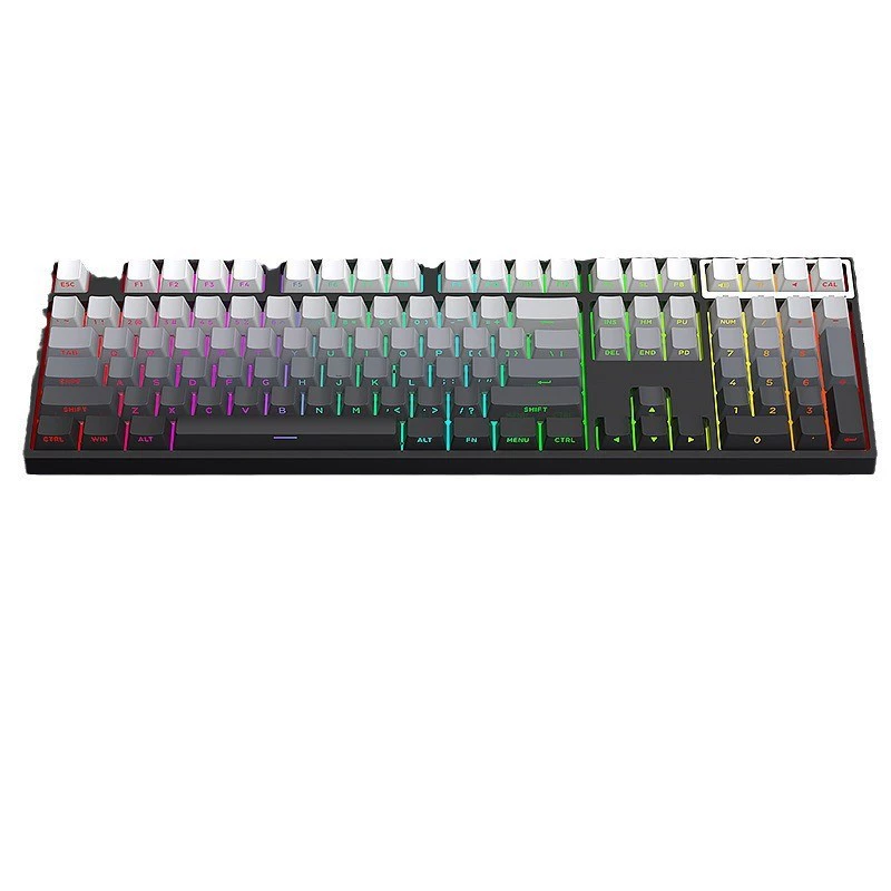 Three -mode customer -based Gasket structure full key heat plug RGB mechanical keyboard carved other Bluetooth side