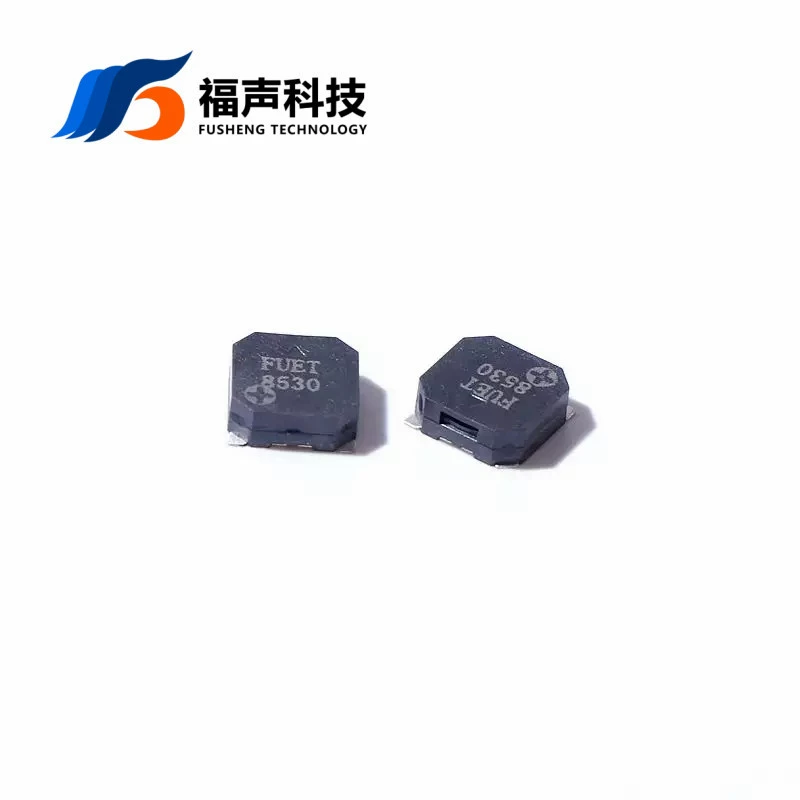 Пассивный зуммер SMD FUET-8530-3V 5V 8.5*8.5*3ММ, боковой звук, в ленточной упаковке