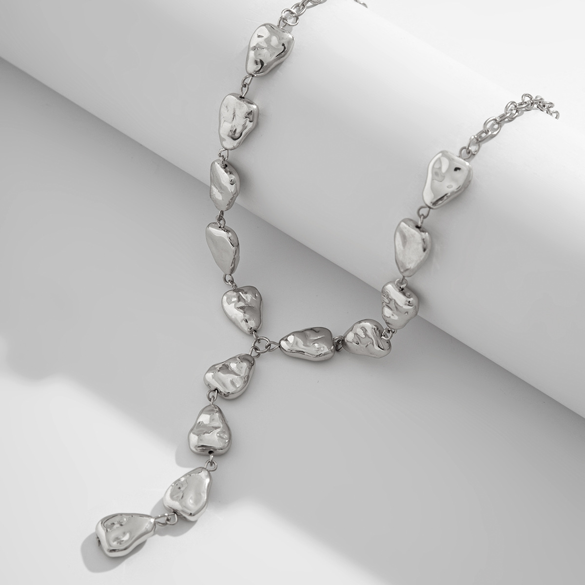 CCB, Alloy Chain Material 1 Piece Quantity Date, Tea Party Occasion Elegant Geometric CCB Alloy Y-necklaces Wholesale