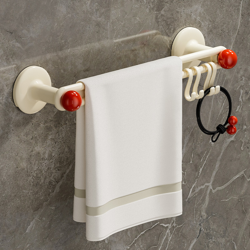 Towel Hook One-row Toilet Door Rear Towel Hanging Rod Punch-free Strong Load-bearing Viscose Seamless Clothes Hook