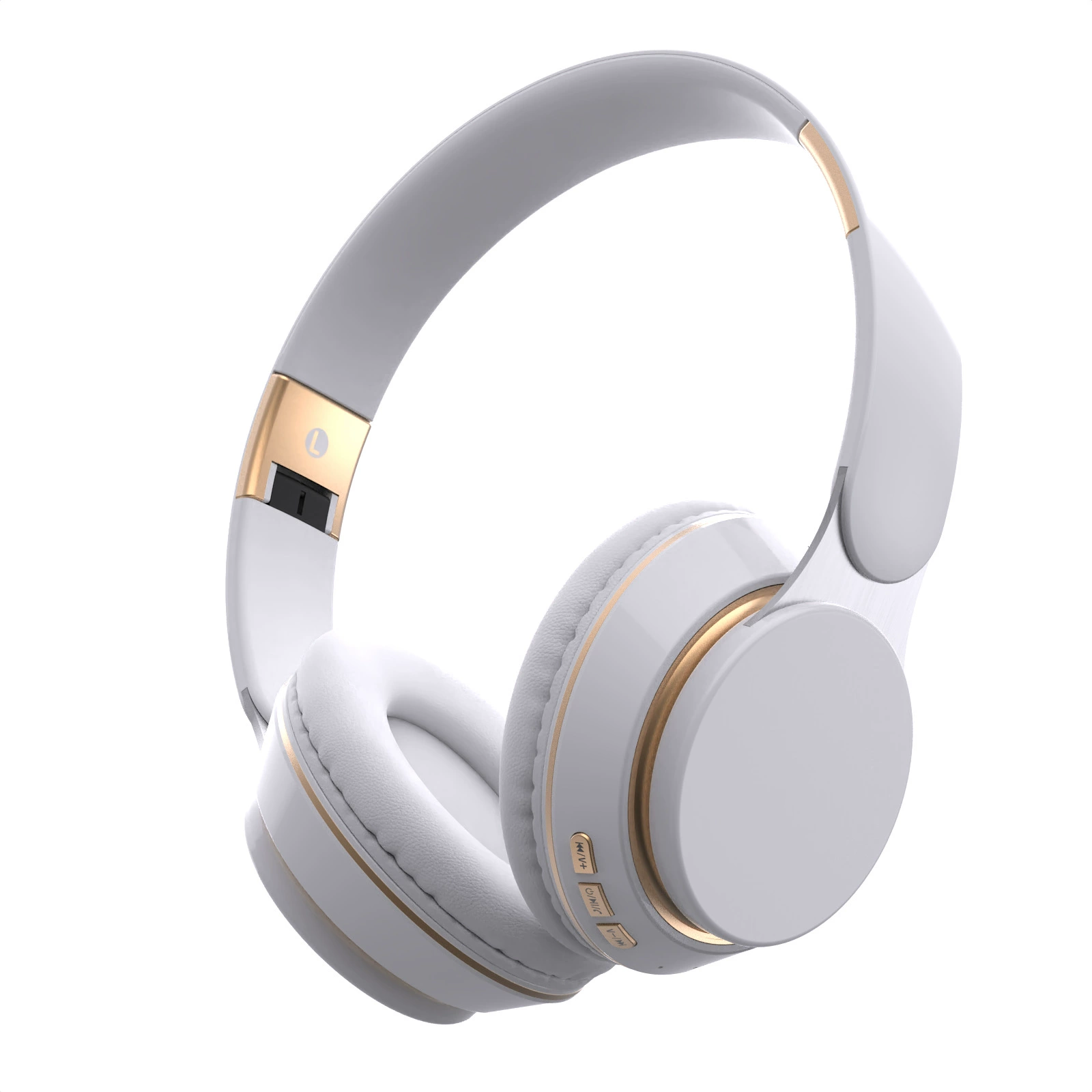 Cross-border headset bluetooth headset subwoofer stereo retractable folding card wireless headset source factory