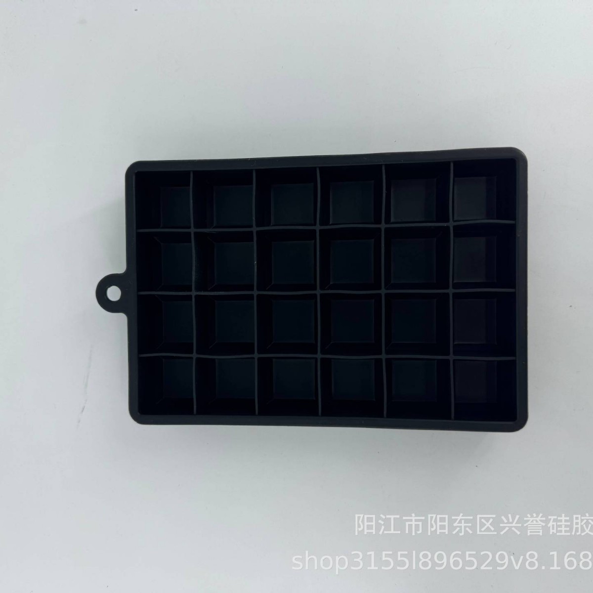 Molde cuadrado de cubo de hielo de silicona con tapa fácil desmoldeo de congelación rápida Internet celebridad máquina de hielo 24 rejilla de gran capacidad DIY cubo de hielo