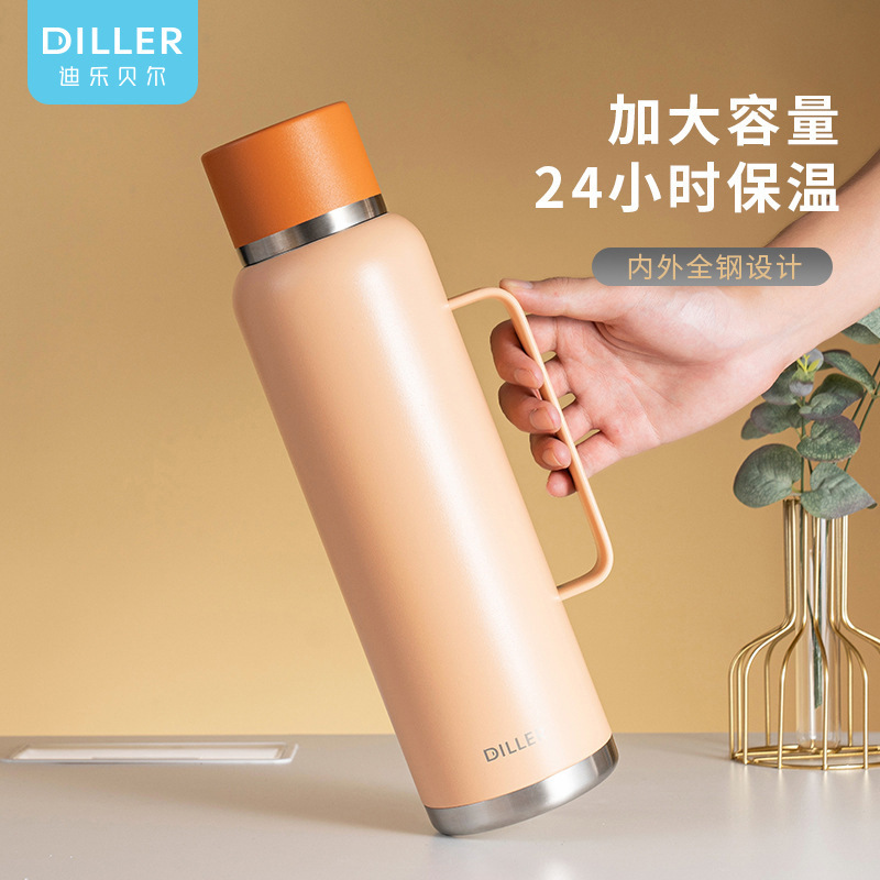 Di Yue Baer recommend capacity Thermos bottle heat preservation kettle 304 Stainless steel Warmers vehicle Portable Travel pot