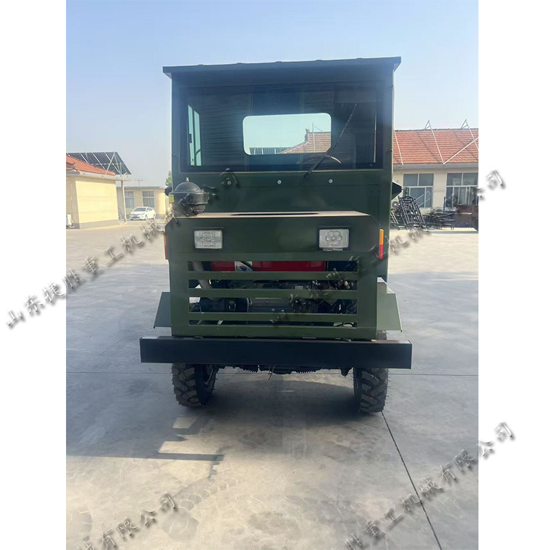 工程矿用柴油四轮车 大功率隧道施工装载车 农用拉粮食运输车