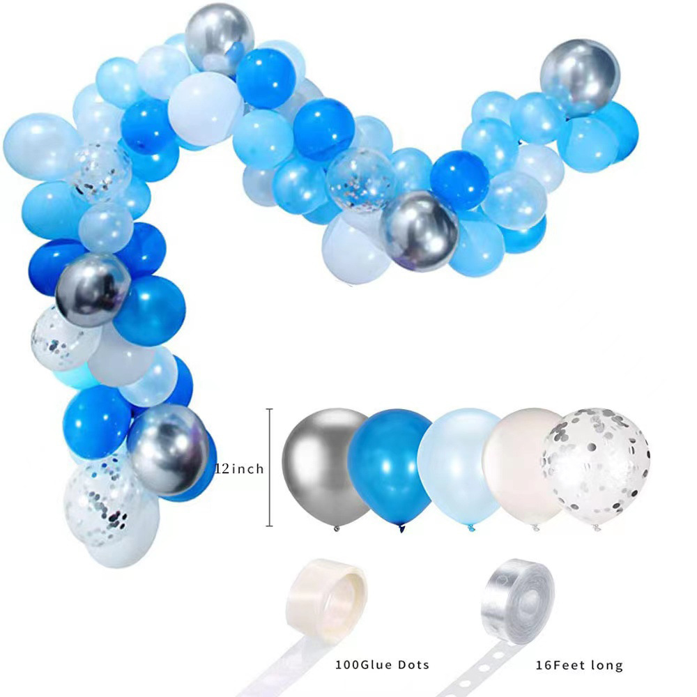 Cadena de globos transfronteriza tira de conexión porosa irregular fiesta de cumpleaños decoración modelado globo tarjeta cadena boda sala de diseño