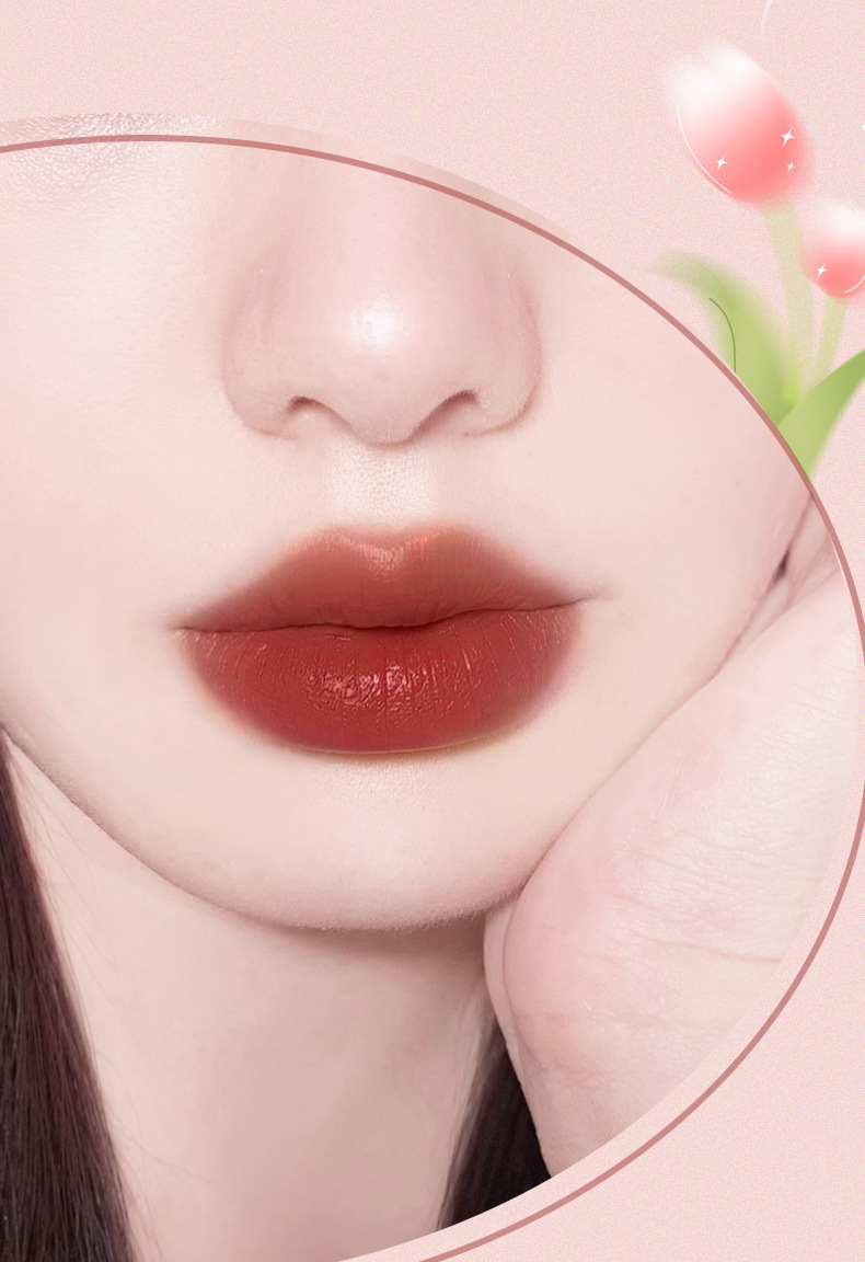 NOVO Smooth Mist raincoat Lipstick Waterproof setting, one-coat film not easy to stick to the cup, lock lip color lipstick wholesale undefined