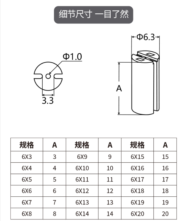 LED三极管间隔柱 三孔塑料绝缘尼龙直通柱 发光二极管三脚灯米丰