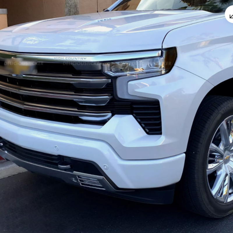 Aplicable a Chevrolet Silverado 2022 - 2025 lámpara frontal humo etiqueta lateral lámpara de automóvil cambio de color de película