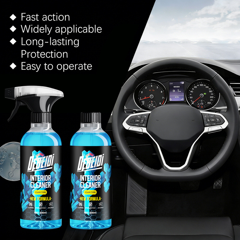 Cross-Border Amazon Debedi Car Interior Cleaning Agent Foam Cleaner Leather Seat Multi-Functional Cleaning Agent