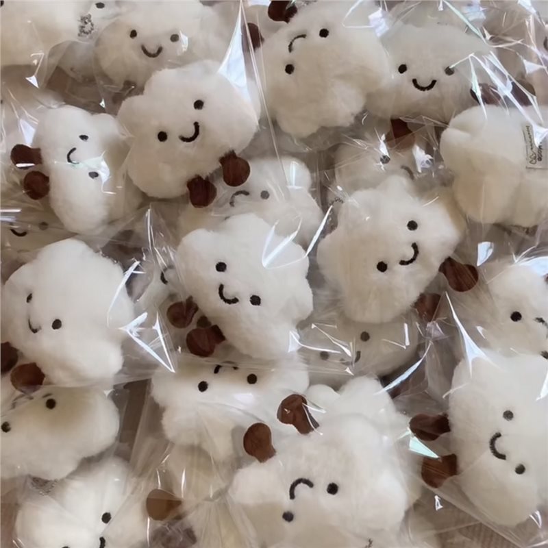 Creative Squeaky Jewelry Plush Cloud Doll Bag Pendant Keychain Doll School Bag Small Pendant Super Cute Creative Squeaky Jewelry Plush Cloud Doll Bag Pendant Keychain Doll School Bag Small Pendant Super Cute