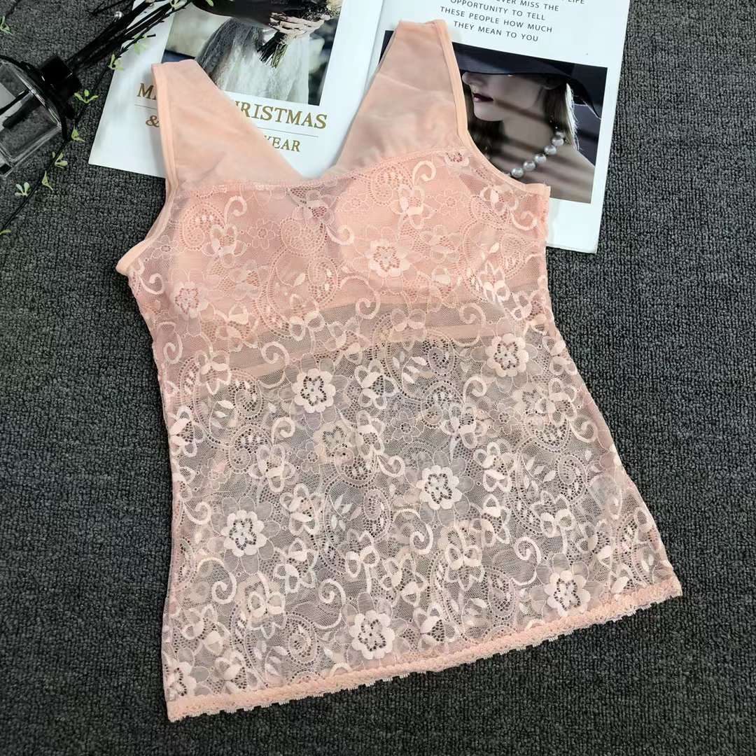 Nuevo encaje de alta calidad belleza volver chaleco inalámbrico sexy sujetador ropa interior deportiva mujeres al por mayor image 3