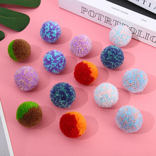 4cm��ɫ��÷���ɫ�ވAë��؈��ߜ�]ë����diy�Ʒ���ñ�����